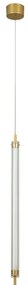 Pendul LED Vertical, Cilindric 20W 3000K BRUSHED GOLD ZB-25168