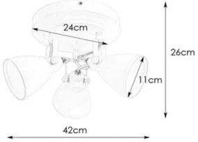 Spot pentru baie Markslöjd 108083 FJÄLLBACKA 3xG9/20W/230V IP44 alb