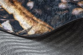 ANDRE 33210 covor lavabil Cafea bucatarie, anti-alunecare - maro