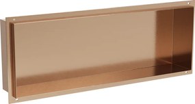 Mexen X-Wall-NR raft încastrat fără margine 60 x 20 cm, cupru periat - 19C1602010