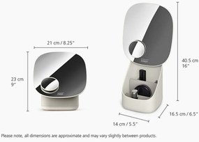 Oglindă cosmetică (3x) de mărire 18,5x23 cm Viva – Joseph Joseph