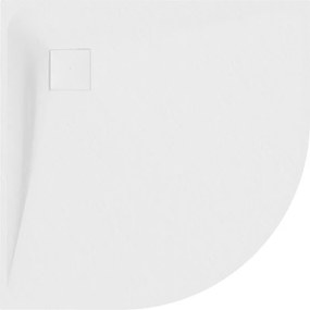 Mexen Bert cadă de duș semicirculară SMC 80 x 80 cm, alb - 4KR108080