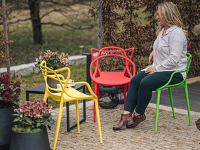 Reducere Scaun din plastic galben KATO calitatea II