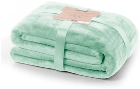 Pled DecoKing Mic, 220 x 200 cm, verde deschis