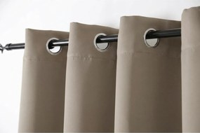 Draperie bej OXFORD 140x250 cm Agatat: Inele metalice