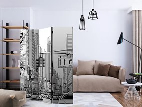 Paravan - Street in New York city [Room Dividers]