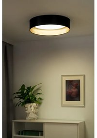 Plafonieră LED Duolla ROLLER LED/24W/230V d. 45 cm negru/auriu