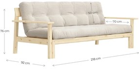 Canapea extensibilă Karup Design Unwind Beige