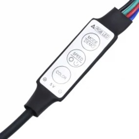 Comode TV cu lumini LED, alb 1, Alb, 260 x 36.5 x 40 cm