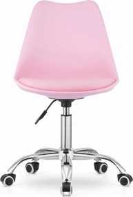 OFERTA Scaun de birou roz PANSY II. calitate