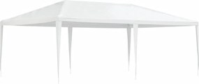 vidaXL Cort de petrecere, alb, 4 x 6 m