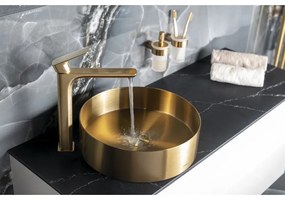 Baterie aurie pentru chiuvetă înaltă Spy – Sapho