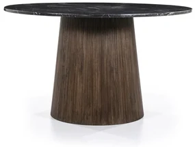 Masa rotunda Maxim 130x76 cm neagra