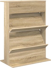 vidaXL Raft pentru reviste Stejar Sonoma 70 x 41 x 96 cm Lemn compozit