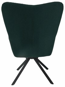 Scaun de design rotativ Komodo 67 cm tesatura verde