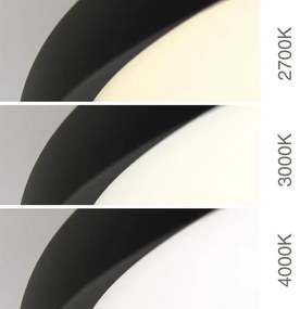 Orion - Plafonieră LED KANT LED/66W/230V 2700/3200/4000K Ø 80 cm neagră