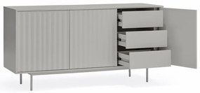 Comodă gri joasă 159x80 cm Sierra – Teulat