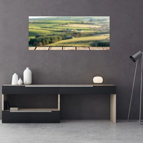 Tablou - Priveliște peisaj (120x50 cm)
