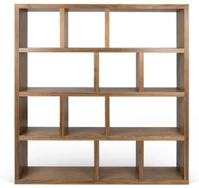 Bibliotecă TemaHome Berlin 4, decor lemn închis