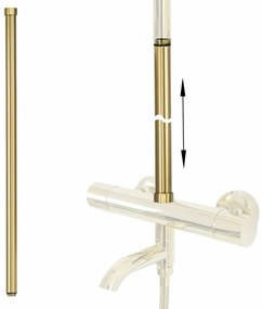 Prelungire coloana dus auriu periat Rea 60 cm