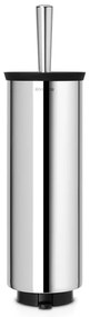 Perie pentru toaleta Brabantia Profile 90300284, 43 cm, Perie complet acoperita, Montabil pe perete, Inox
