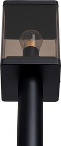 Lampă de exterior 1xE27/60W/230V IP44 negru/maro fumuriu
