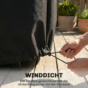 Outsunny Husă pentru leagăn de grădină 3 locuri, husă de protecție impermeabilă, rezistentă la vânt și la UV, țesătură Oxford 420D | Aosom Romania