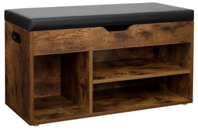 Pantofar DAVOR maro/negru