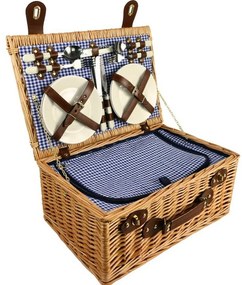 Coș picnic pentru 4 persoane Greece, 46 x 31x 20 cm