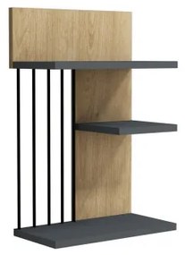 Etajeră de perete NEZMA 60x40 cm bej/antracit