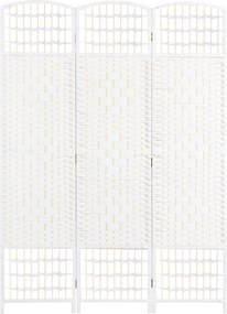 HOMCOM Paravan interior din lemn separator de cameră despărțitură pliabilă 3 panouri 120 x 170 cm alb | Aosom Romania