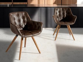 Scaun tapitat design italian Mink AC 4073-F3229