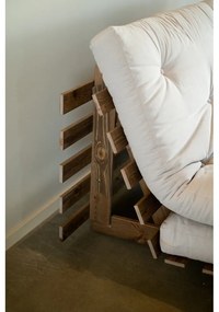 Canapea albă extensibilă 160 cm Roots – Karup Design