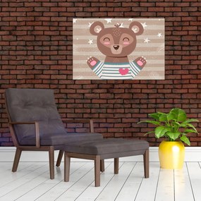 Tablou - Ursulețul iubitor (90x60 cm)