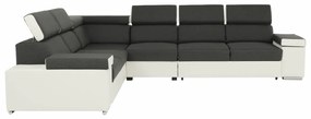 Colţar universal, gri/alb, 2+3, MARBELA LUX