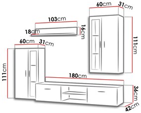 Mobila pentru sufragerie RB58