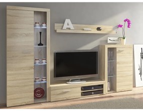 Mobilier living Rokara (stejar sonoma) (iluminat LED). 1058619