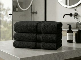 Prosop CLARYSSE ELEGANCE 60x110 cm antracit, 100% bumbac