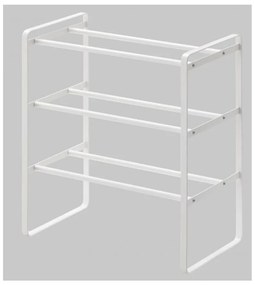 Pantofar ajustabil cu 3 etaje YAMAZAKI Maebashi, alb