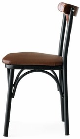Set de scaune de sufragerie Ekol Brown, 4 buc.