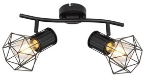 Globo 54017-2 - Lampă spot PRISKA 2xE27/40W/230V