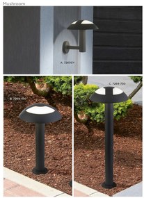Stalp LED pentru iluminat exterior modern OUTDOOR H-73cm 7264-730 SRT