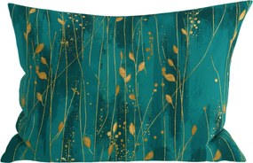Husa de perna din bumbac VIVIDELLE POLY 50x70 cm, verde