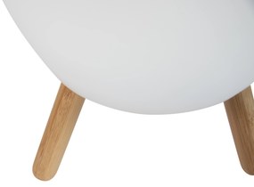 Lampă de podea albă 40,5 cm, incl. LED și difuzor, cu intensitate reglabilă, RGBW IP44 cu telecomandă - Apolo