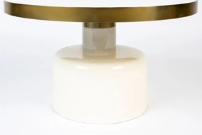 Măsuță auxiliară rotundă din metal ø 60 cm Glam – Zuiver