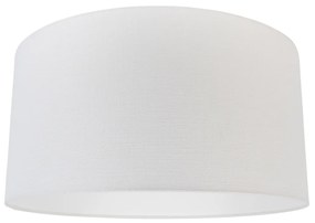Abajur din material textil alb 50/50/25