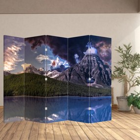 Paravan - Lac și munți (210x170 cm)
