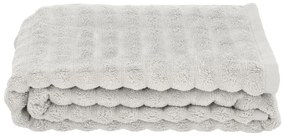 Prosop gri deschis din bumbac 70x140 cm Inu – Zone