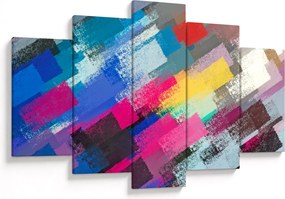 Tablou - Dungi colorate cu pensula (150x105 cm)
