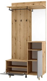 Mobilier hol Nadrano (stejar evoke + grafit) . 1097142